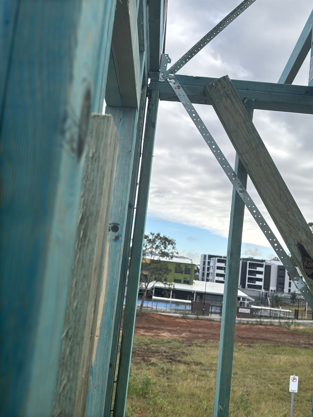 Twisted studs at the front wall, to be replaced before the plaster goes on, Rouse Hill